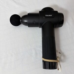 Selling for parts TOLOCO Massage Gun Black Cordless Handheld Multispeed EM26 Gym